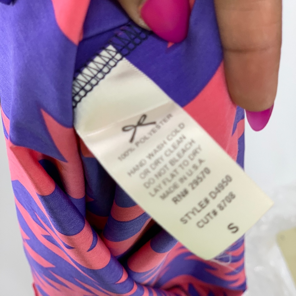 Everly Geometric Mini Shift Dress - Picture 6 of 8